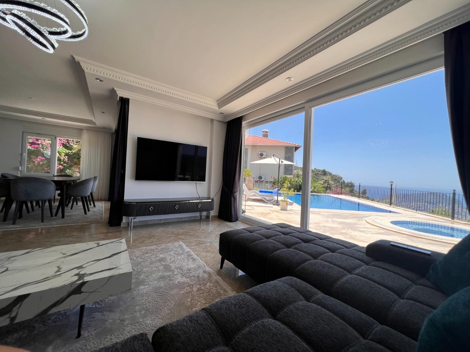 Wohnzimmer der Privatvilla in Bektaş